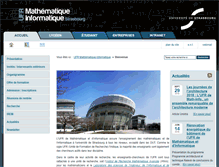 Tablet Screenshot of mathinfo.unistra.fr