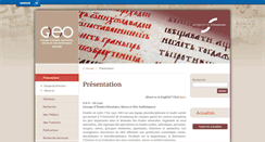 Desktop Screenshot of geo.unistra.fr