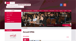 Desktop Screenshot of ipag.unistra.fr
