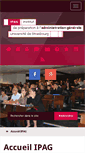 Mobile Screenshot of ipag.unistra.fr