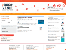 Tablet Screenshot of docavenir.unistra.fr