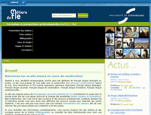 Tablet Screenshot of metiers-fle.unistra.fr