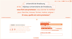 Desktop Screenshot of fondation.unistra.fr