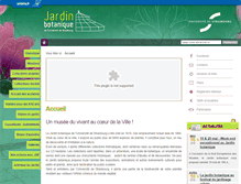 Tablet Screenshot of jardin-botanique.unistra.fr