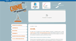 Desktop Screenshot of chimie2011.unistra.fr