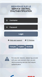 Mobile Screenshot of cas.unistra.fr