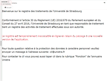 Tablet Screenshot of cil.unistra.fr