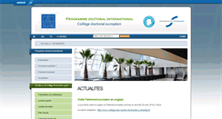 Desktop Screenshot of cde.unistra.fr