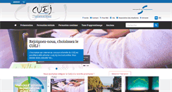 Desktop Screenshot of cuej.unistra.fr