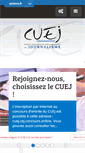 Mobile Screenshot of cuej.unistra.fr
