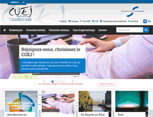 Tablet Screenshot of cuej.unistra.fr